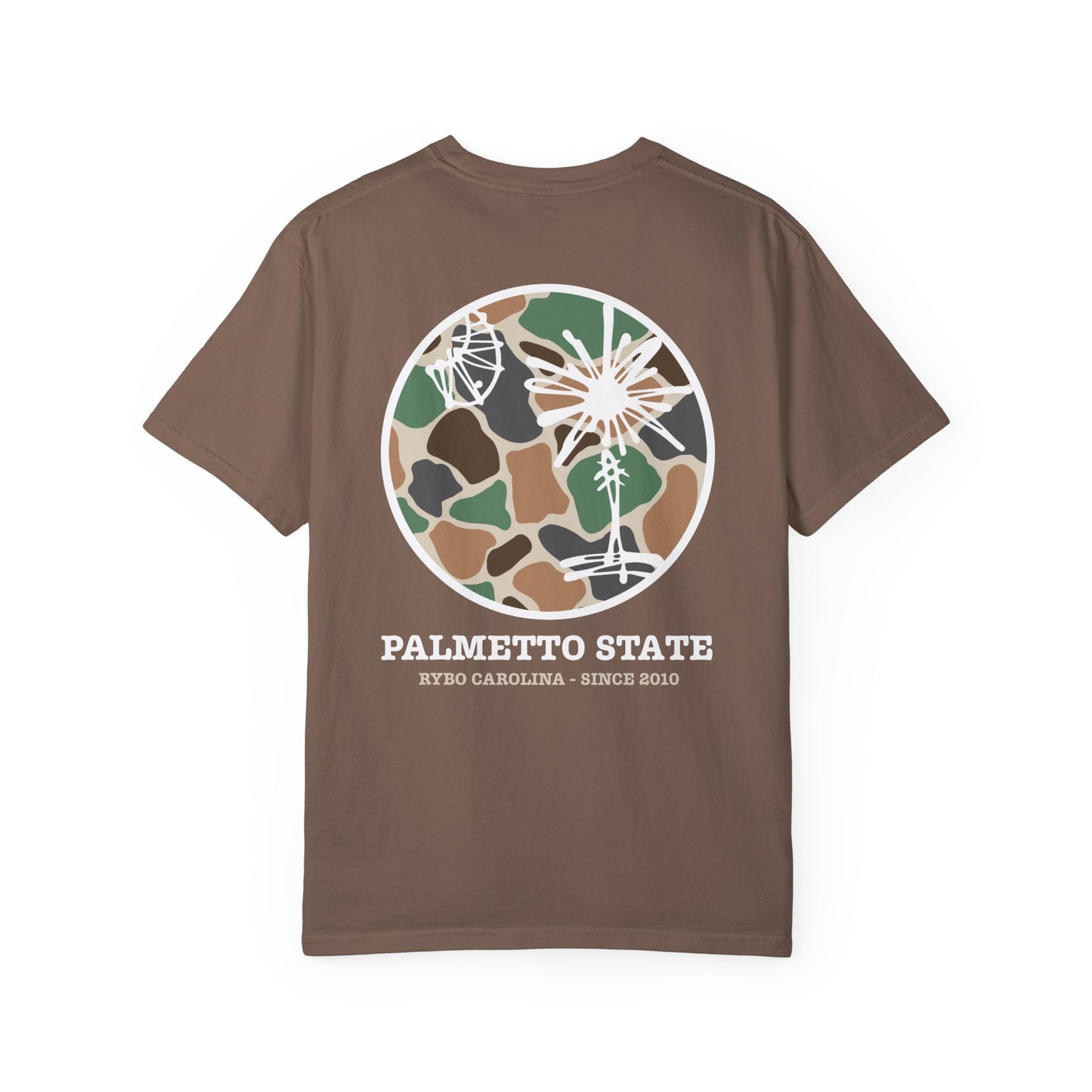 Retro Camo South Carolina Palmetto State Comfort Colors T-Shirt