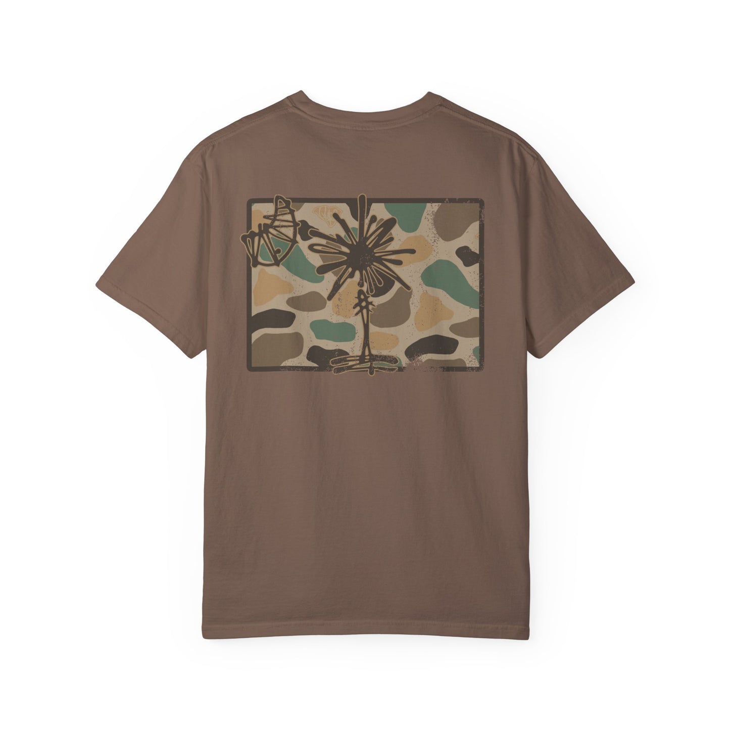 SC Flag Duck Camo Comfort Colors T-Shirt