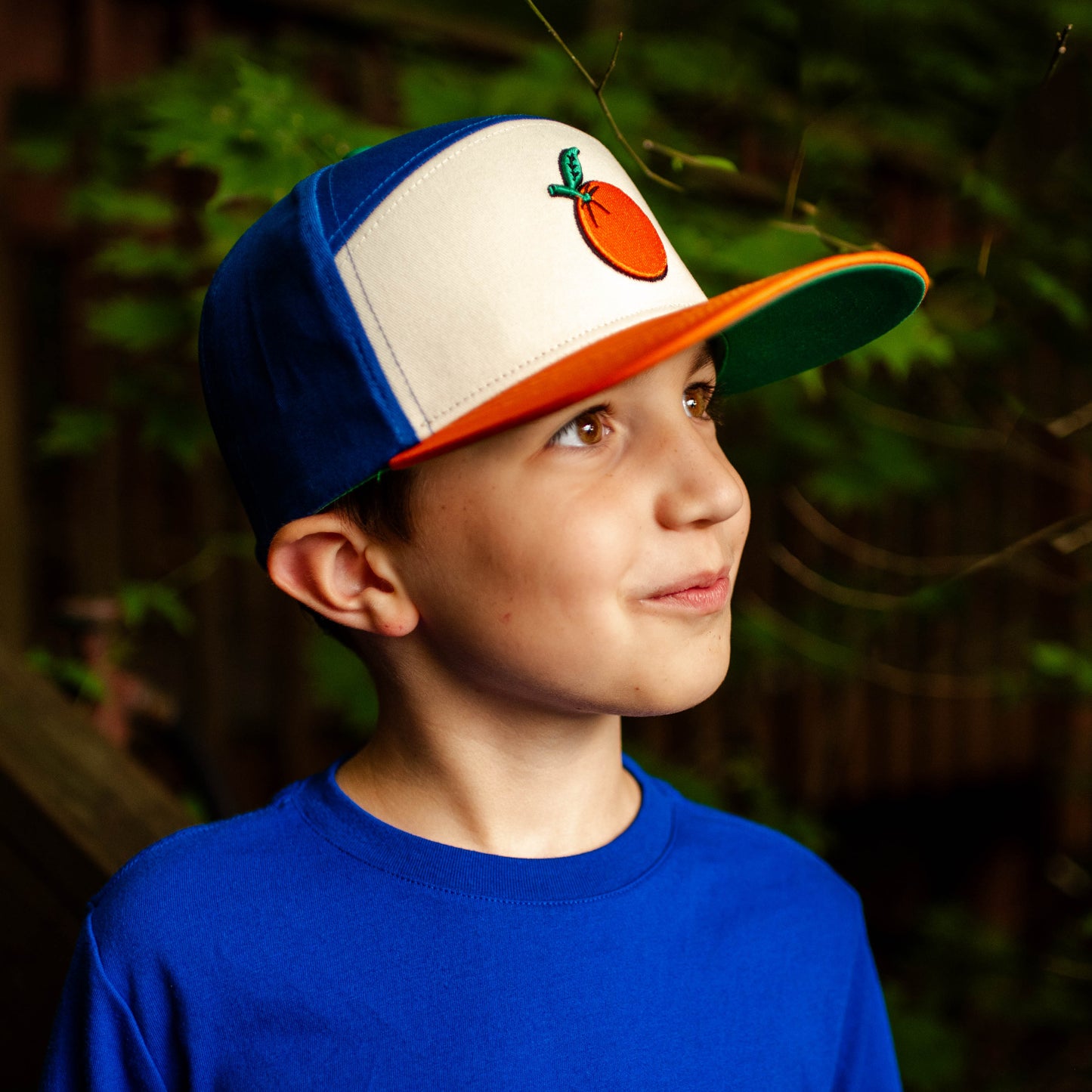 Florida Orange Sunshine State Snapback Hat