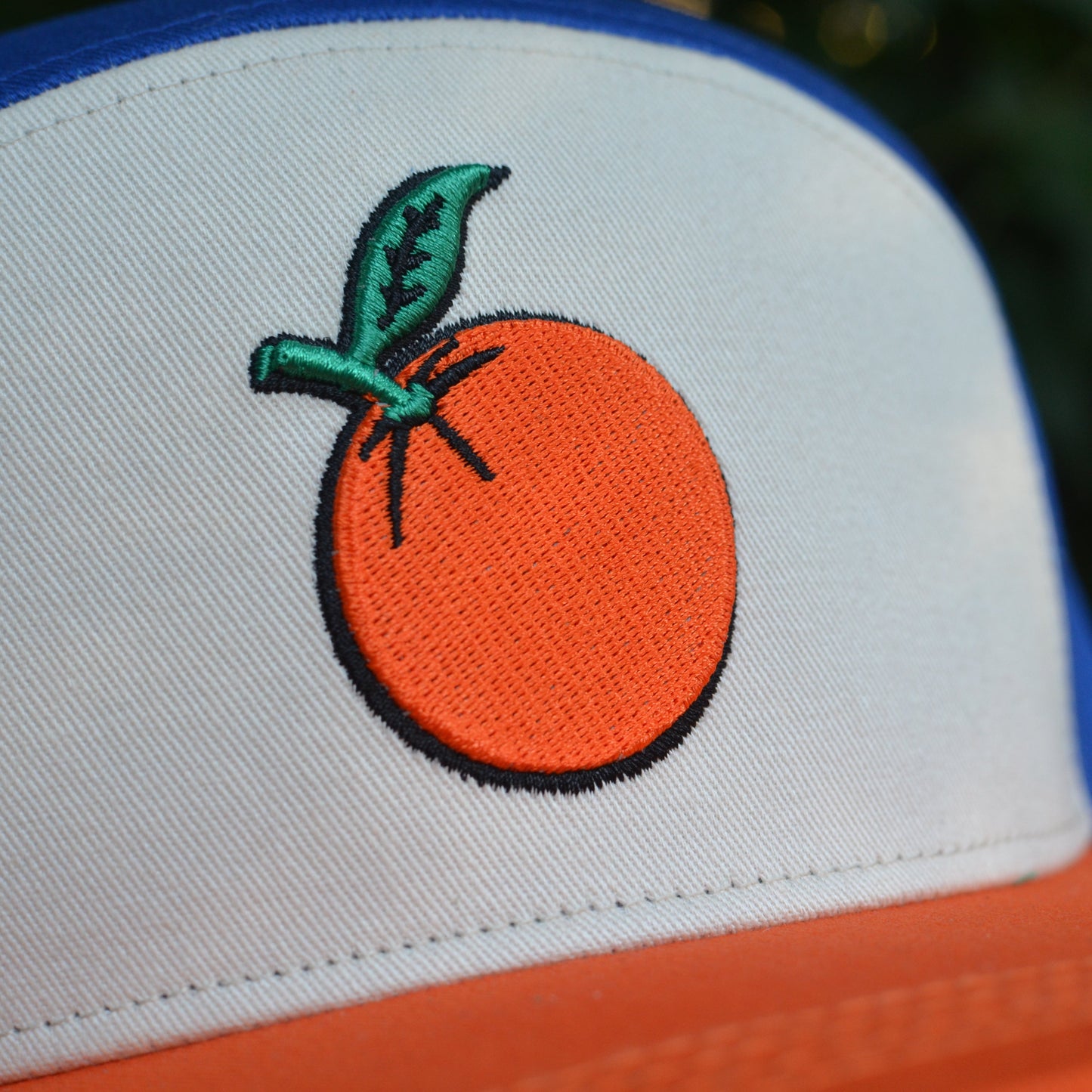 Florida Orange Sunshine State Snapback Hat