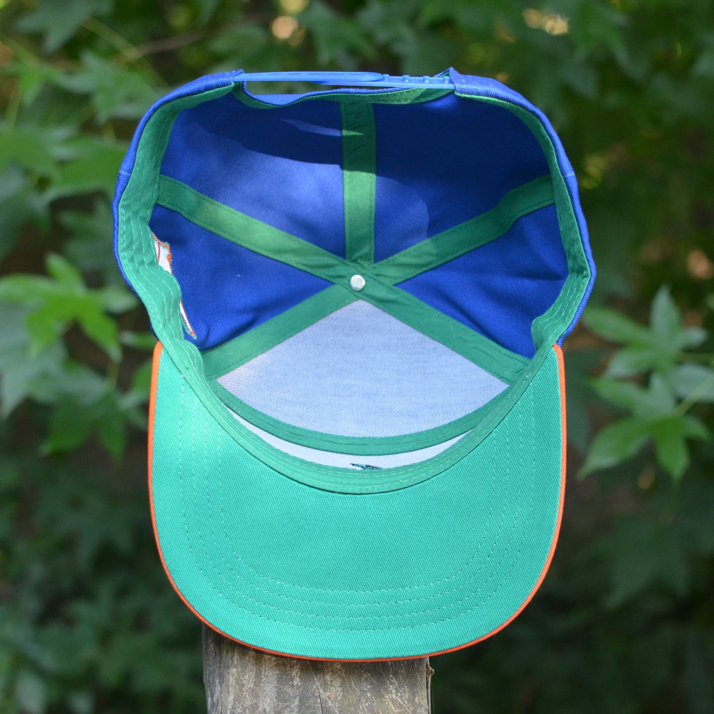 Florida Orange Sunshine State Snapback Hat