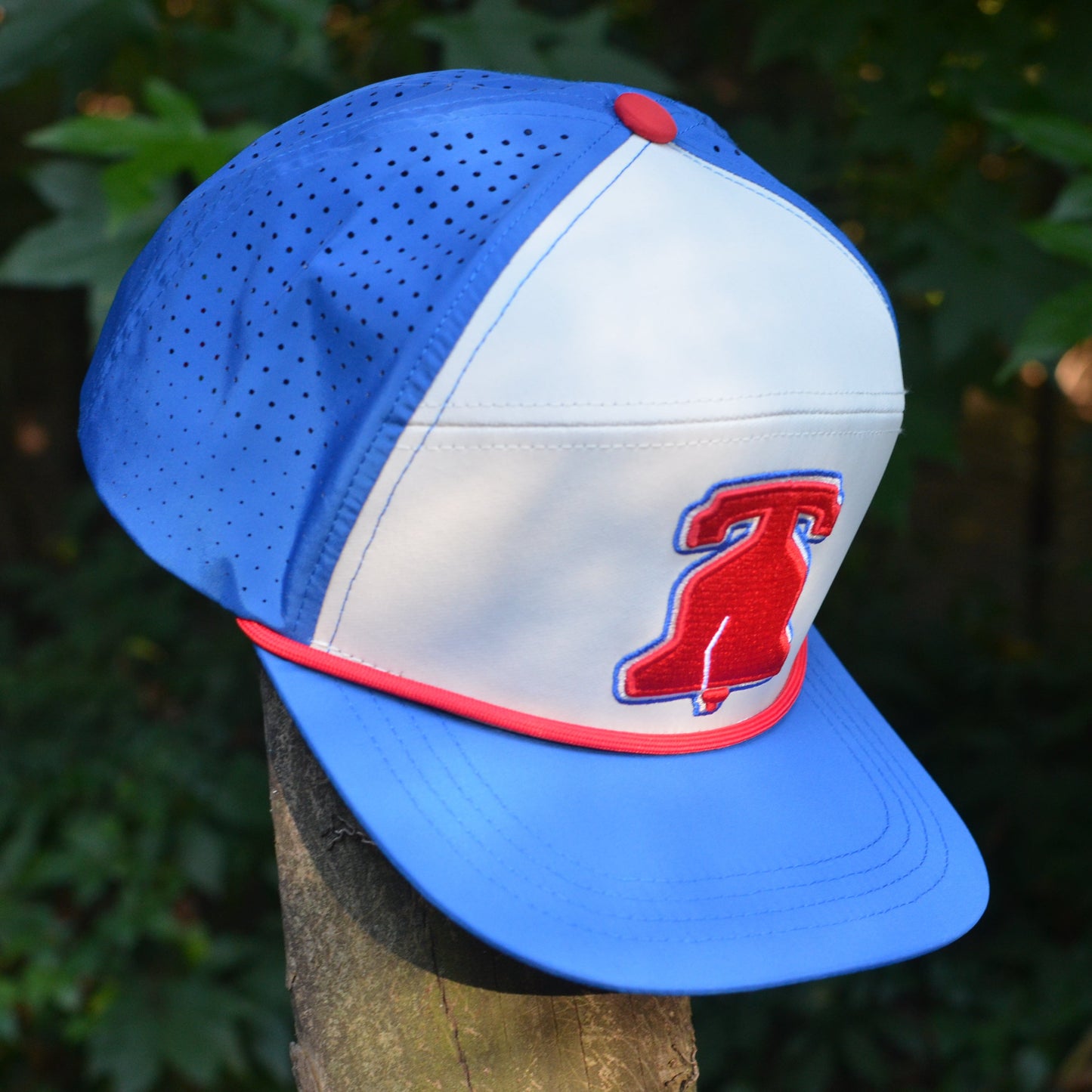 Blue & Red Philadelphia Liberty Bell Snapback Hat