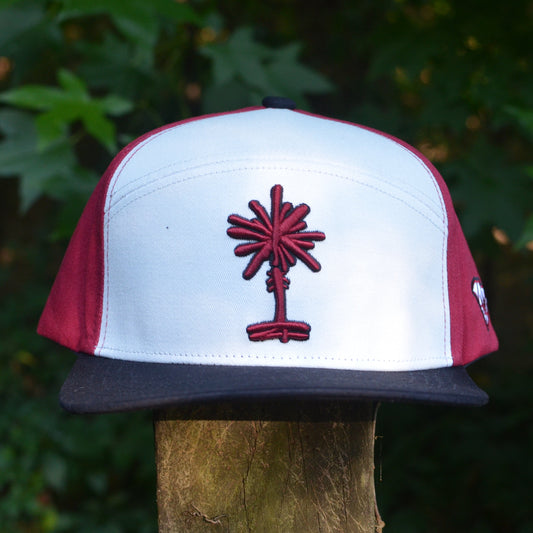 Tri-Color Block South Carolina Palmetto Snapback