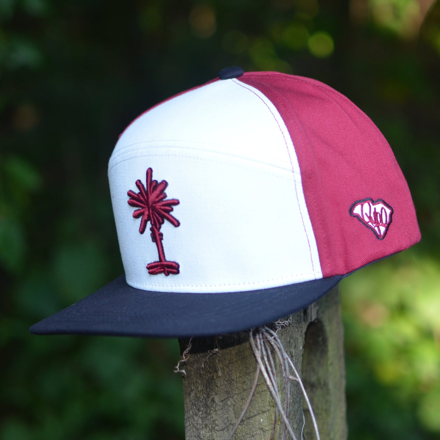 Tri-Color Block South Carolina Palmetto Snapback