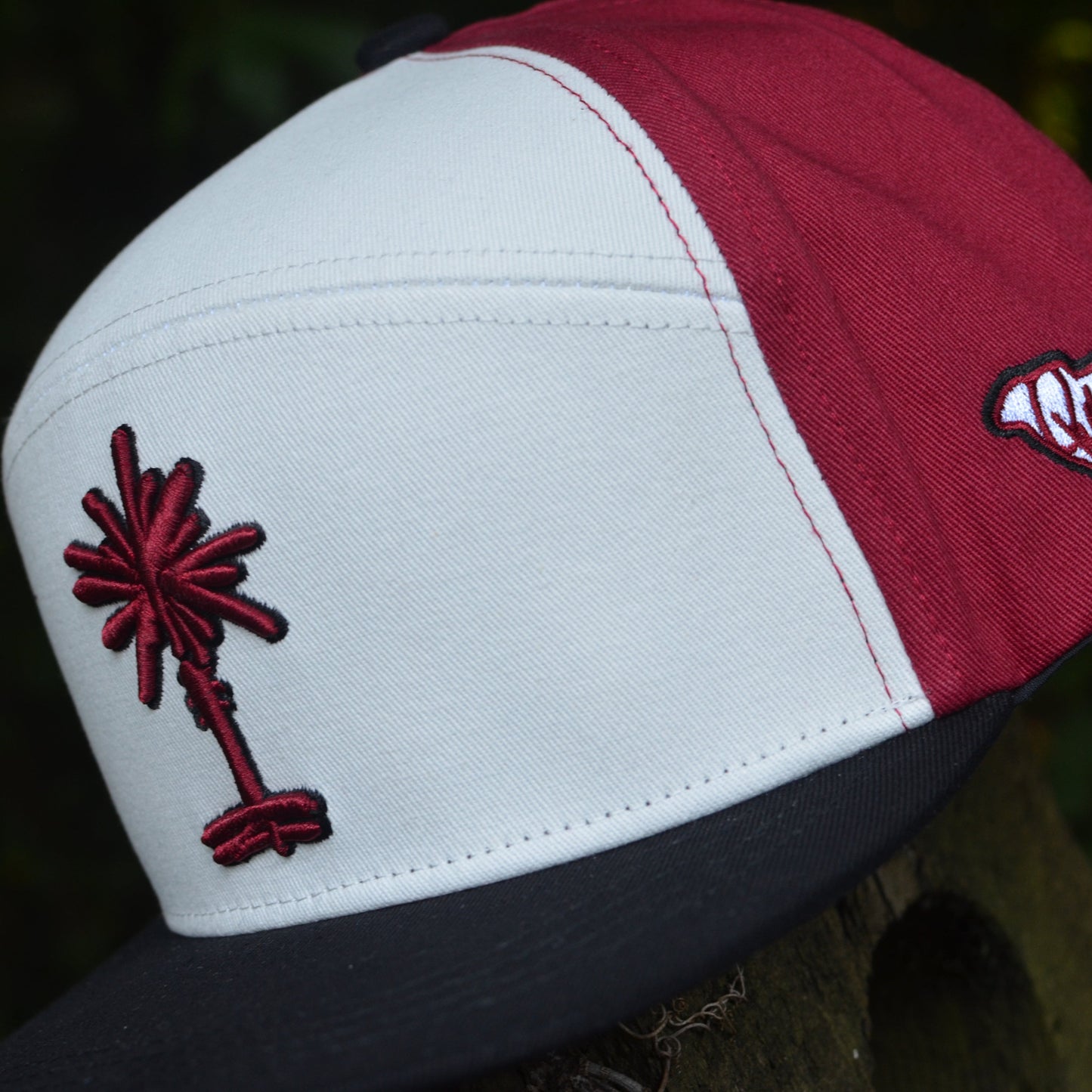 Tri-Color Block South Carolina Palmetto Snapback