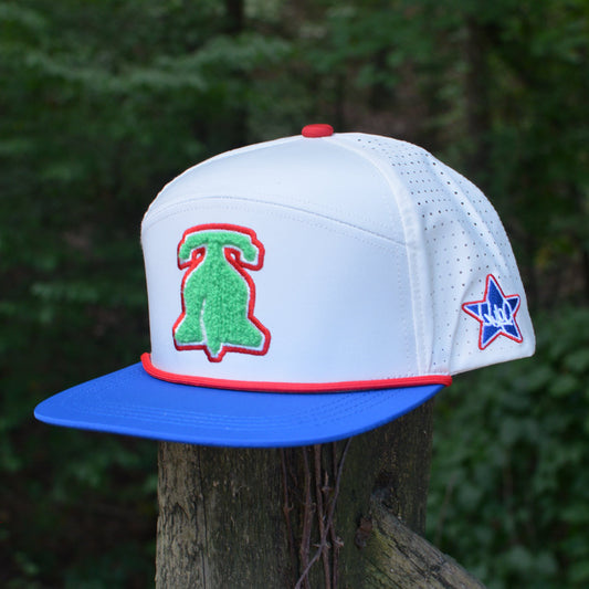 Green Fuzzy Philadelphia Liberty Bell Snapback Rope Hat