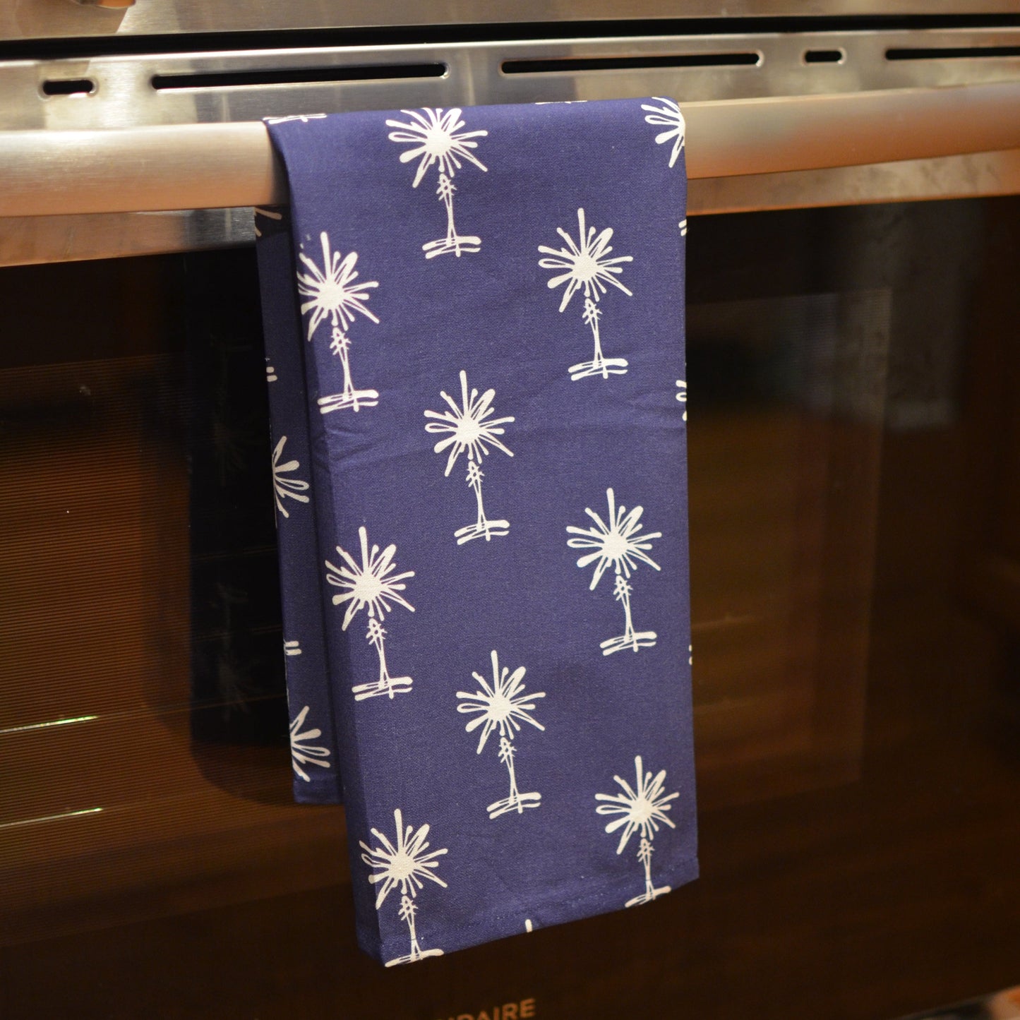 Navy Heritage Palmetto Tree Kitchen Towel
