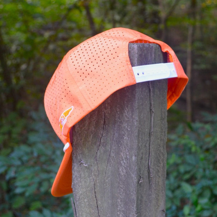 Orange Creamsicle Tennessee Tri-Star Embroidered Snapback