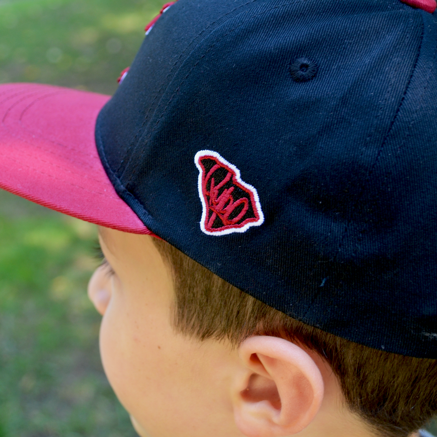 Kids Black + Garnet South Carolina Palmetto Snapback