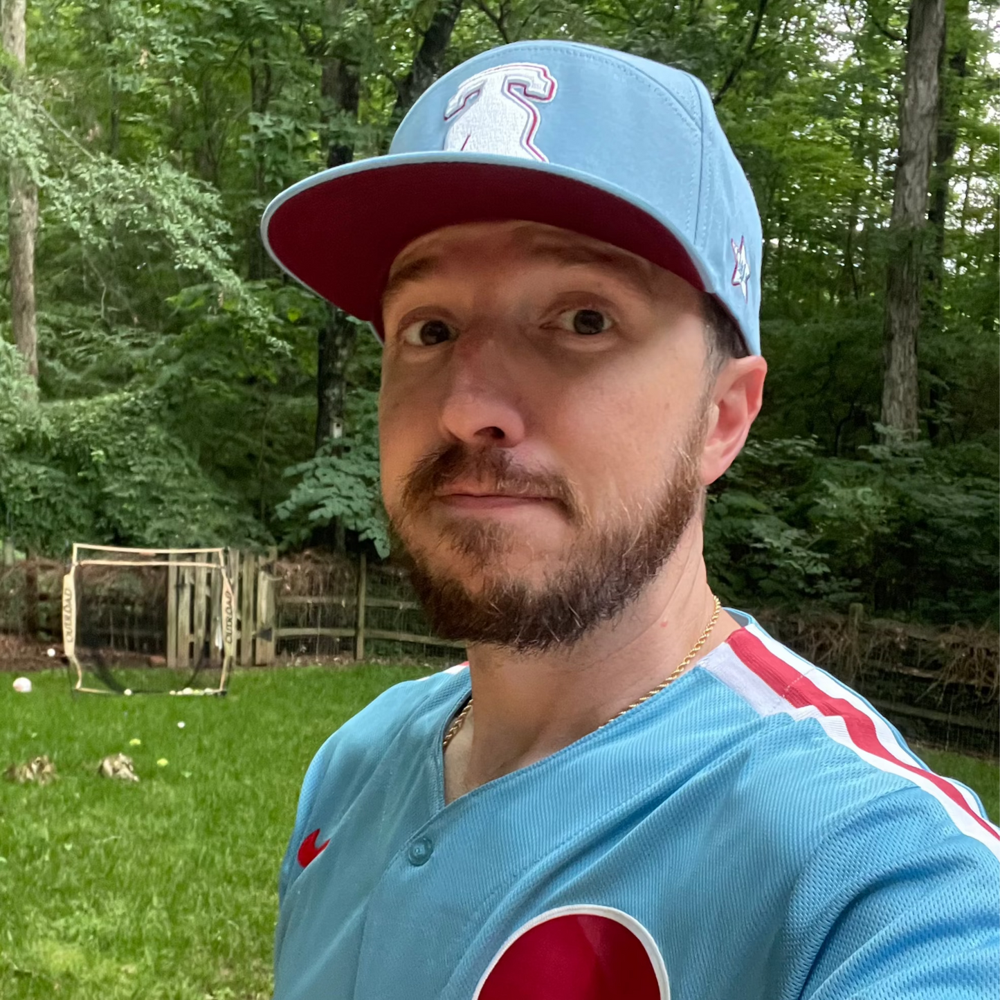 Retro Blue Cotton Philadelphia Liberty Bell Snapback Hat