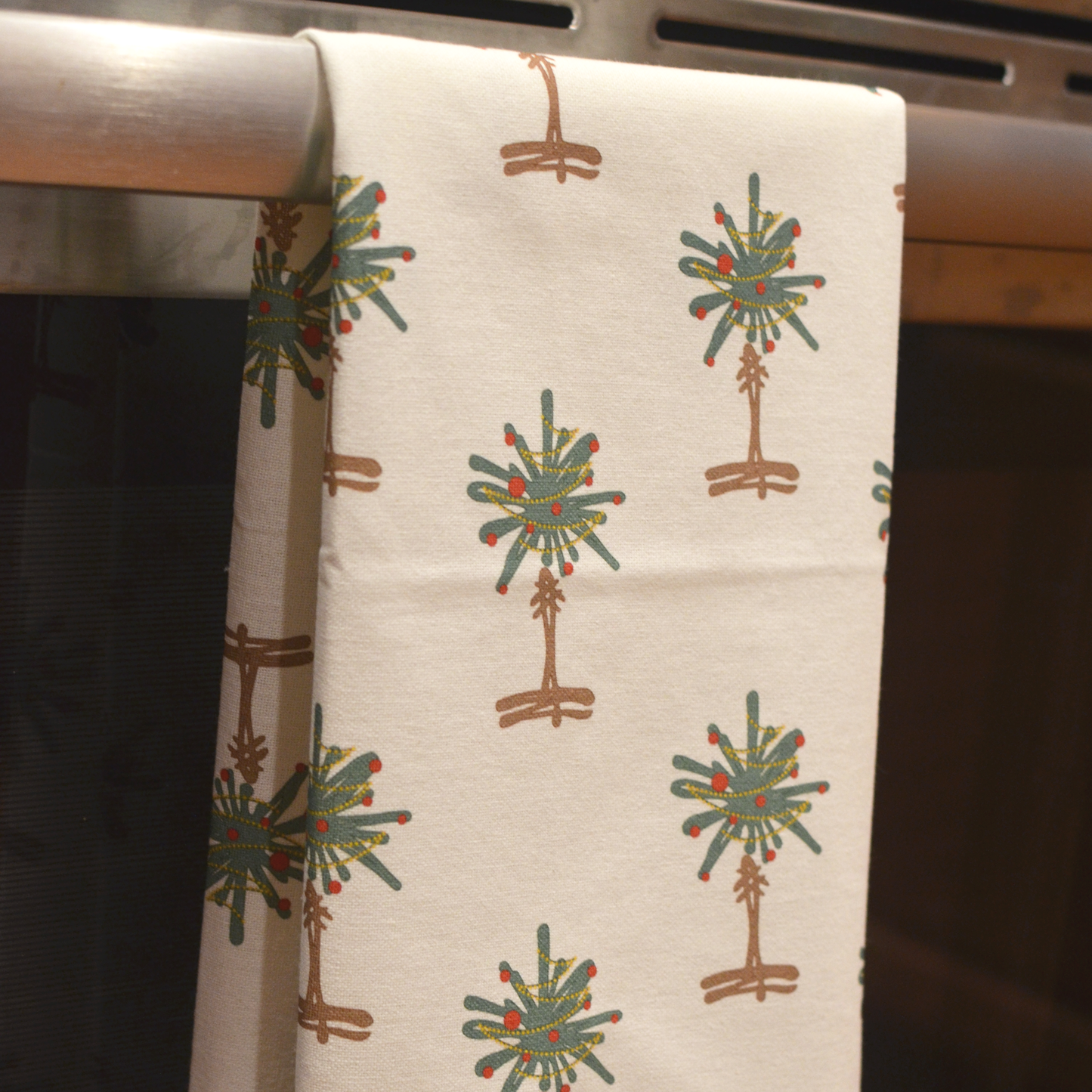 Christmas Heritage Palmetto Tree Kitchen Towel