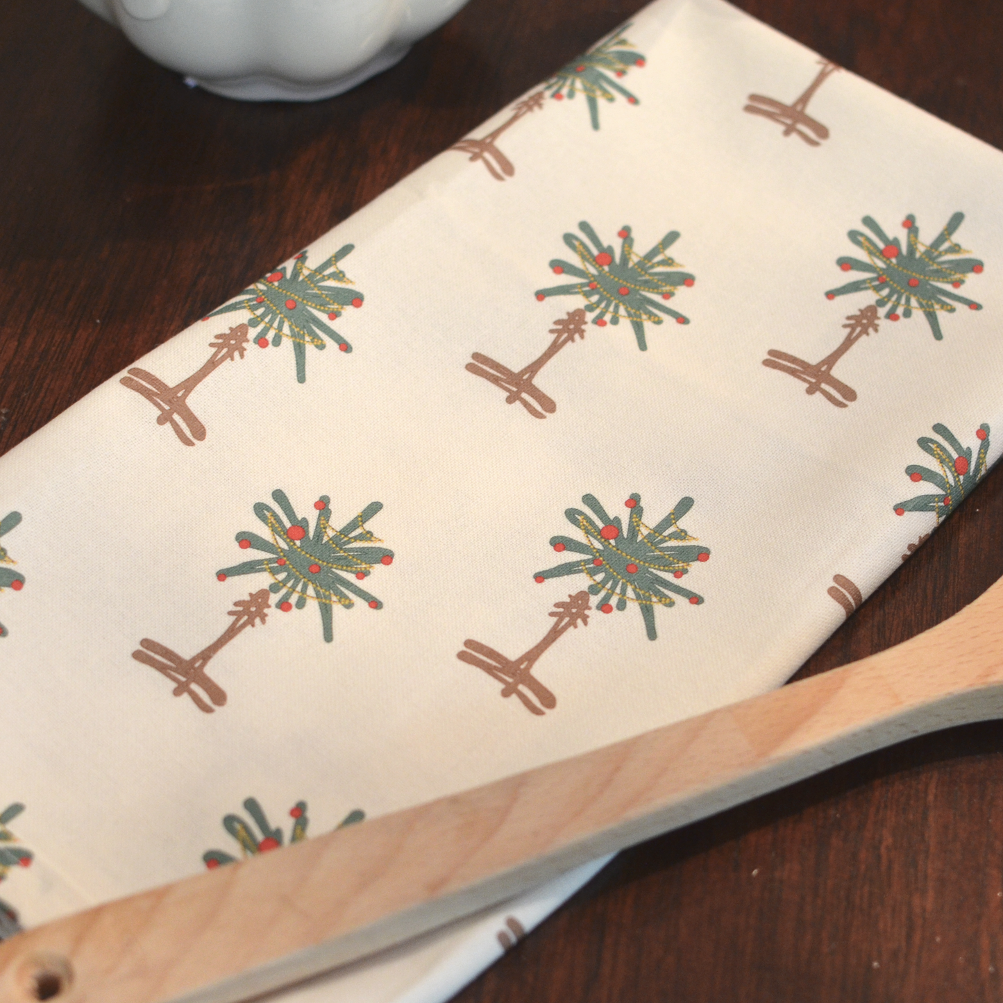 Christmas Heritage Palmetto Tree Kitchen Towel