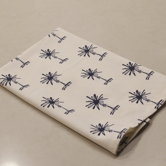 White Heritage Palmetto Tree Kitchen Towel
