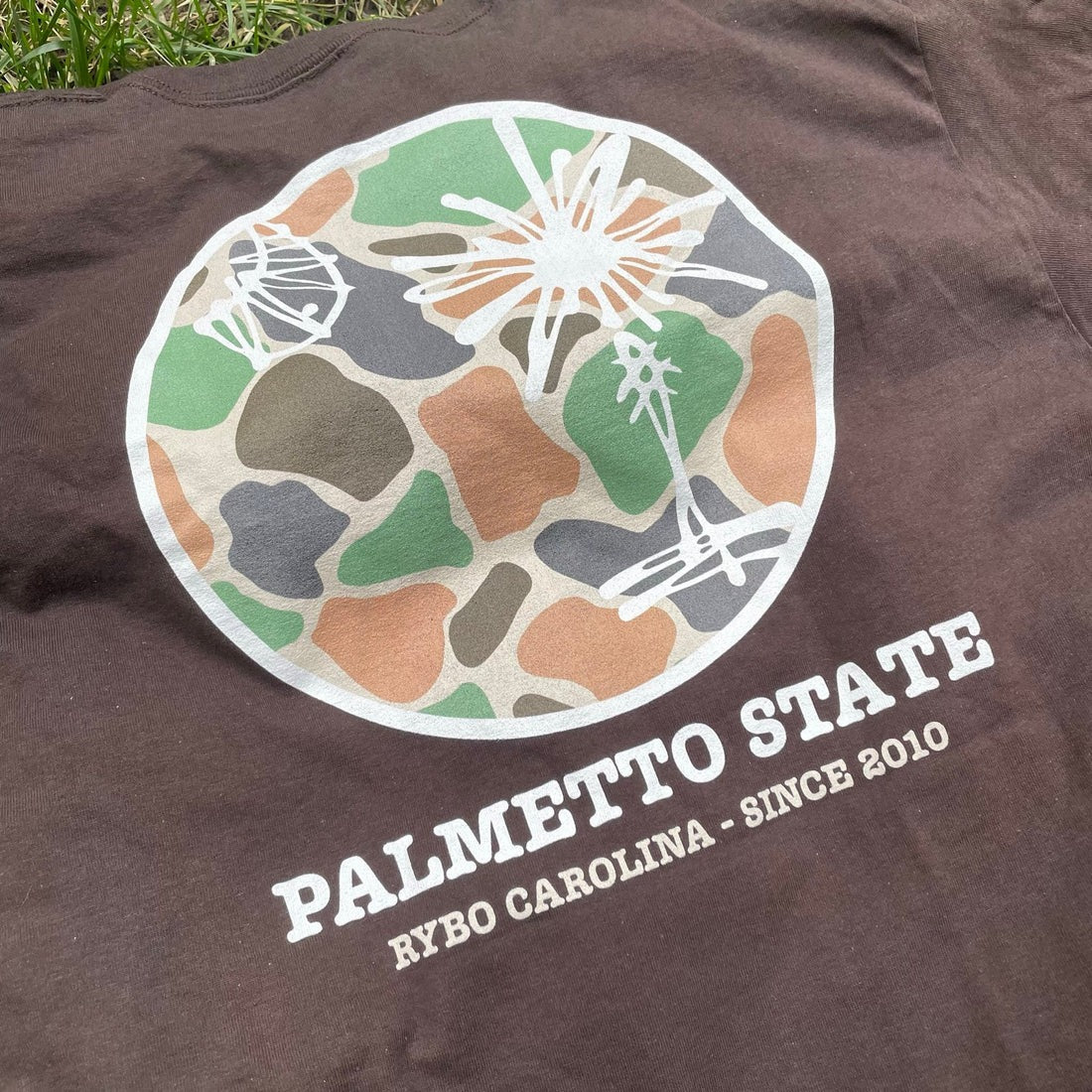 Retro Camo South Carolina Palmetto State Comfort Colors T-Shirt