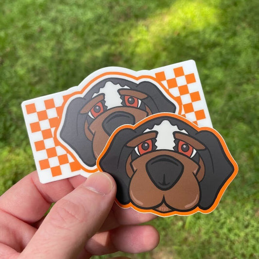 Hound Dog Cute Cartoon Animal Sticker | Original Artwork Kids Decal