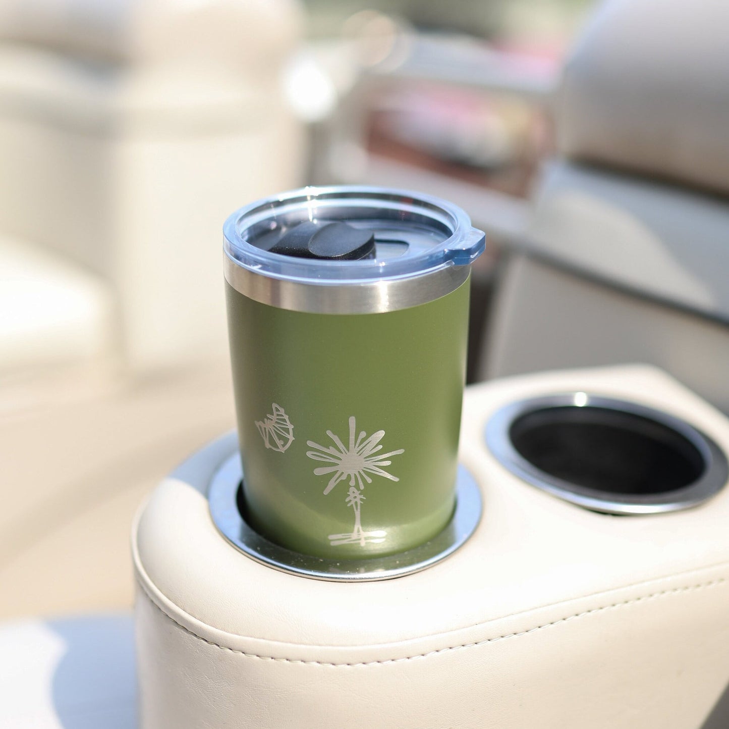 20oz Stainless Steel South Carolina Palmetto Tree Tumblers | Gifts Home Wedding Bachelor Bachelorette