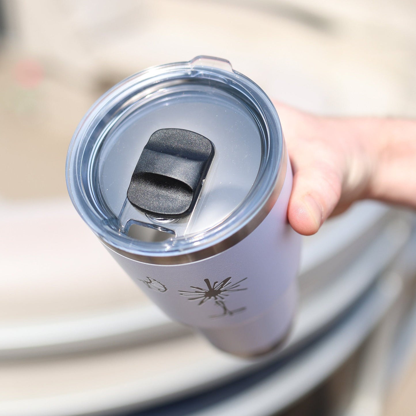 30oz Stainless Steel South Carolina Palmetto Tree Tumblers | Gifts Home Wedding Bachelor Bachelorette