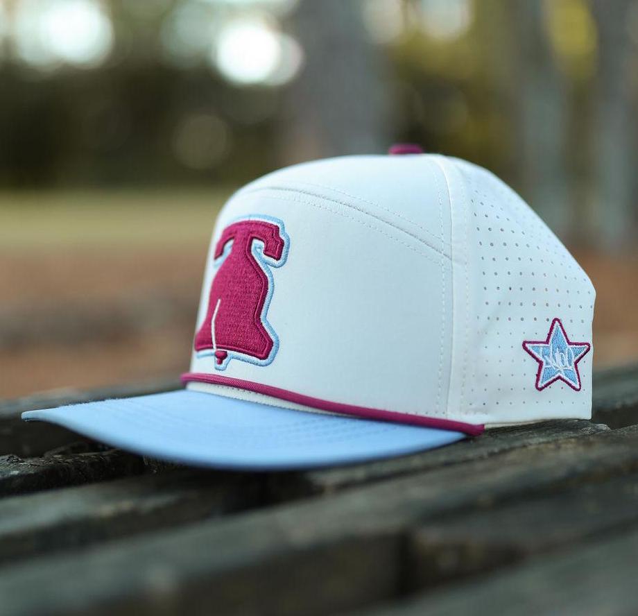 Philadelphia Baseball Retro Blue Liberty Bell Throwback Snapback Rope Hat | Gift PA Independence