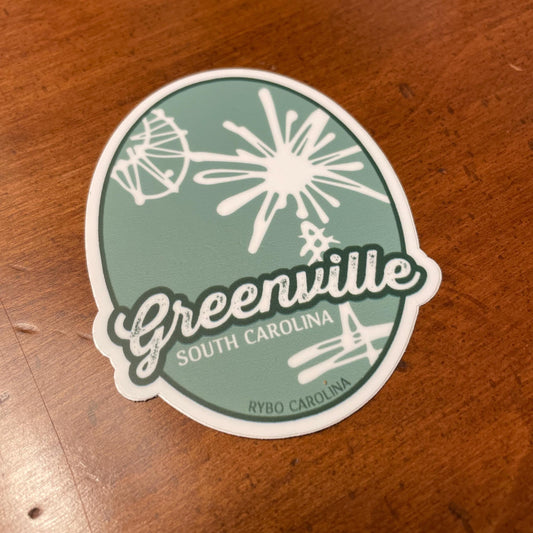 Greenville South Carolina Sticker Decal