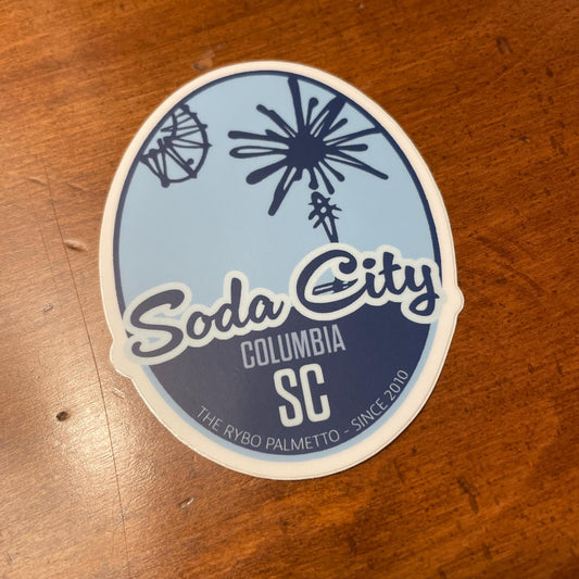 Columbia, SC Soda City South Carolina Sticker Decal