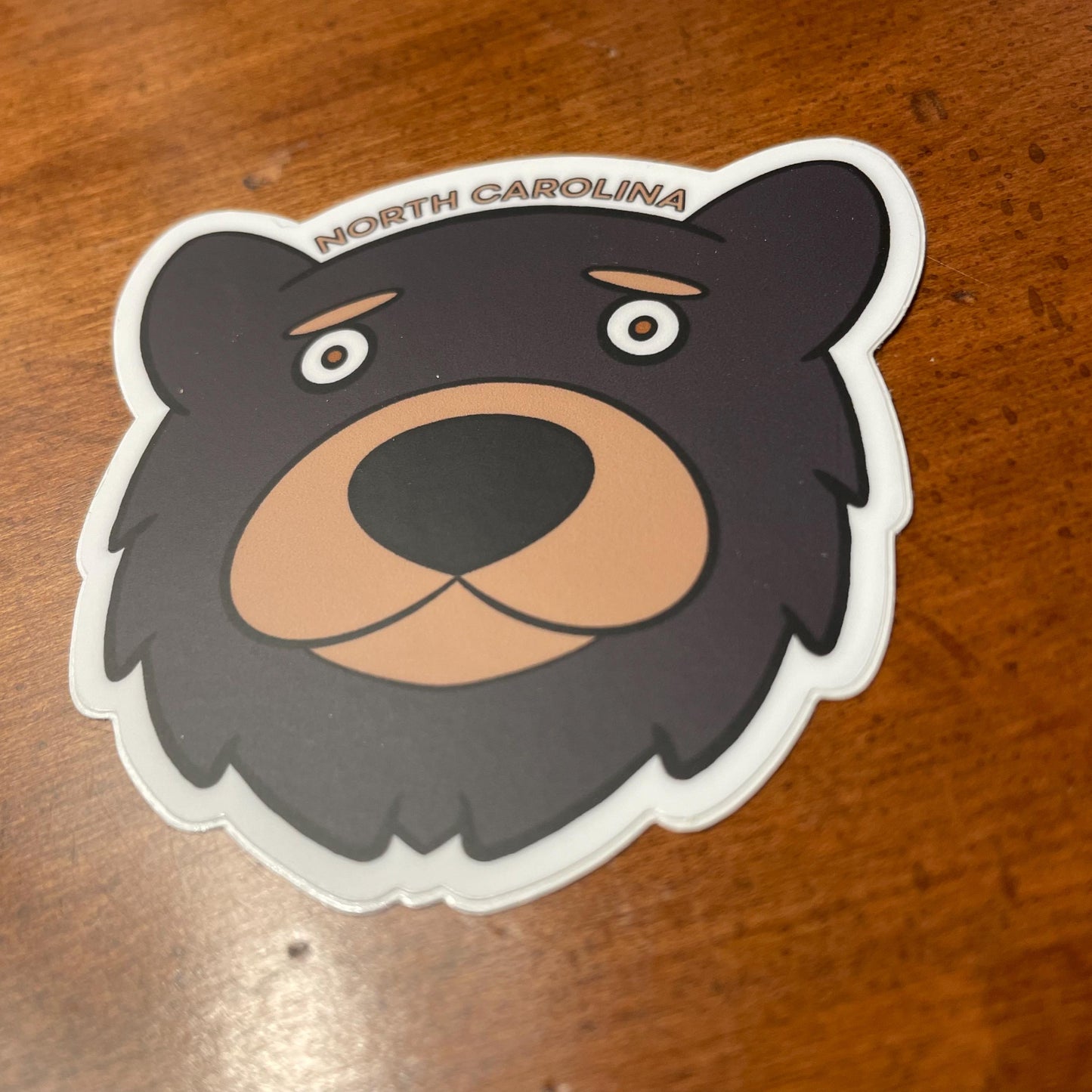 North Carolina Western North Carolina WNC Black Bear Appalachian Trail Sticker | Asheville | Boone | Blowing Rock | Brevard Animal Cute