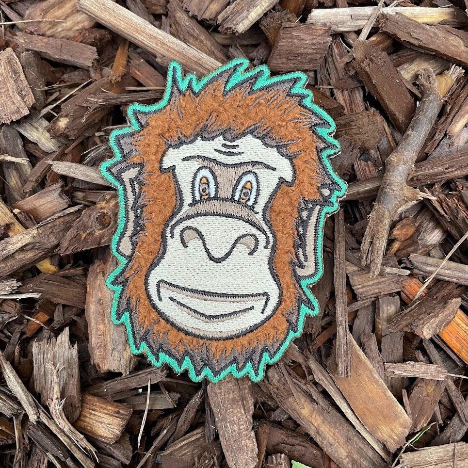 Bigfoot Sasquatch Embroidered Iron-On Morale Patch! | BELIEVE | Outdoors Woodsy Hiking Camping Headliner DIY Craft Hat