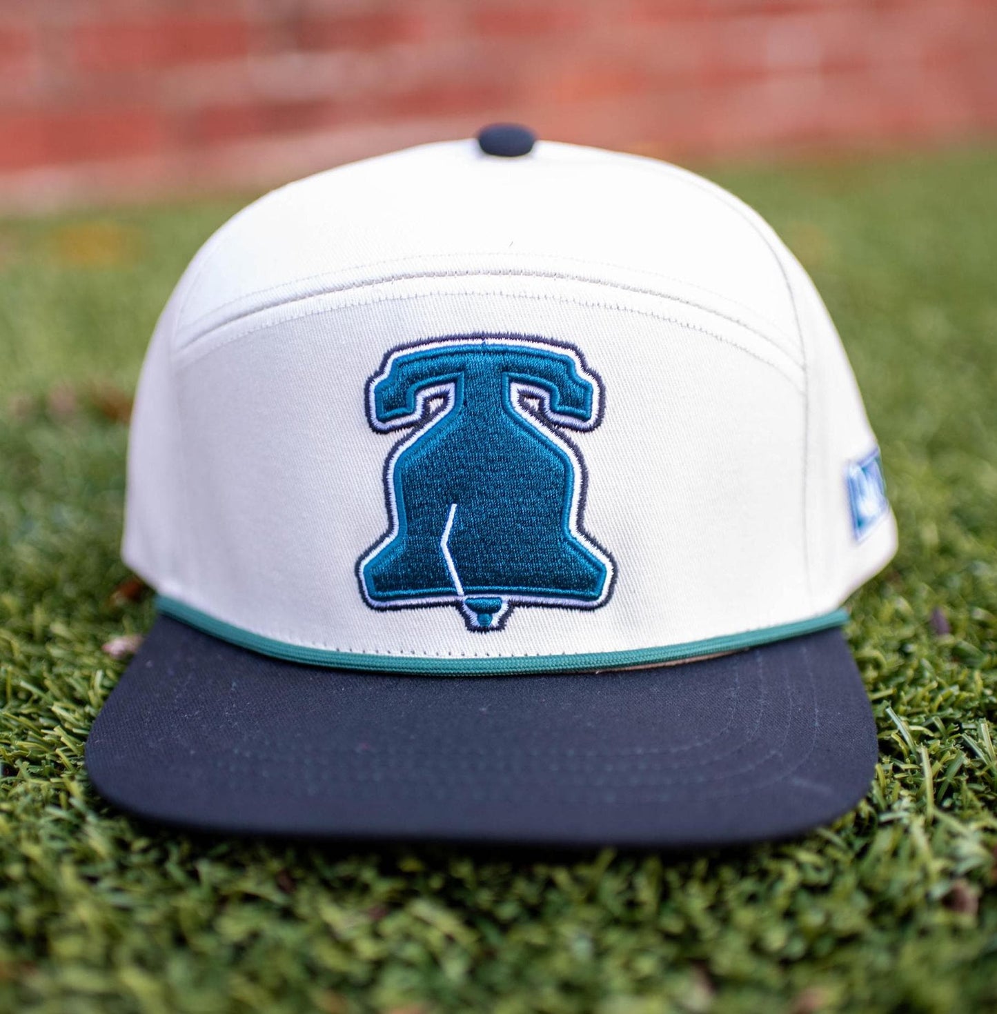 Philadelphia Dark Green Liberty Bell Throwback Snapback Hat | Crossover Gift for Him Football