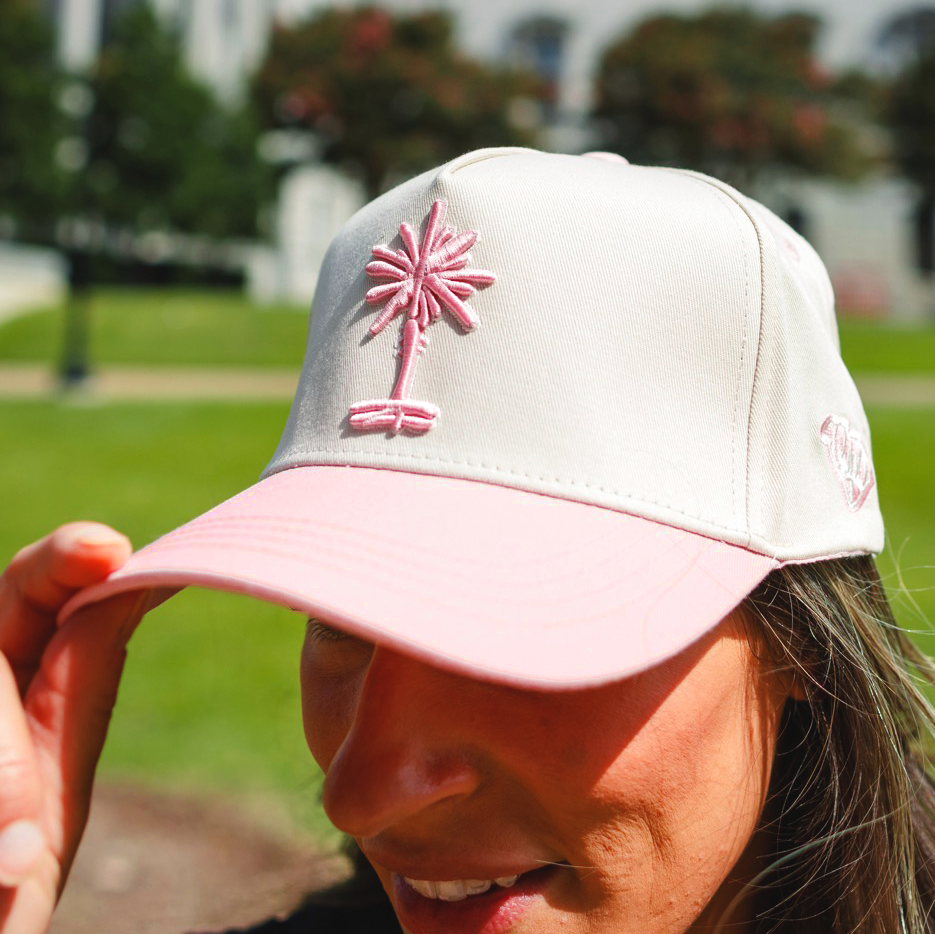 Heritage South Carolina Cotton Snapback Hat - Pink