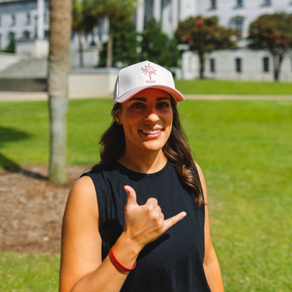 Heritage South Carolina Cotton Snapback Hat - Pink
