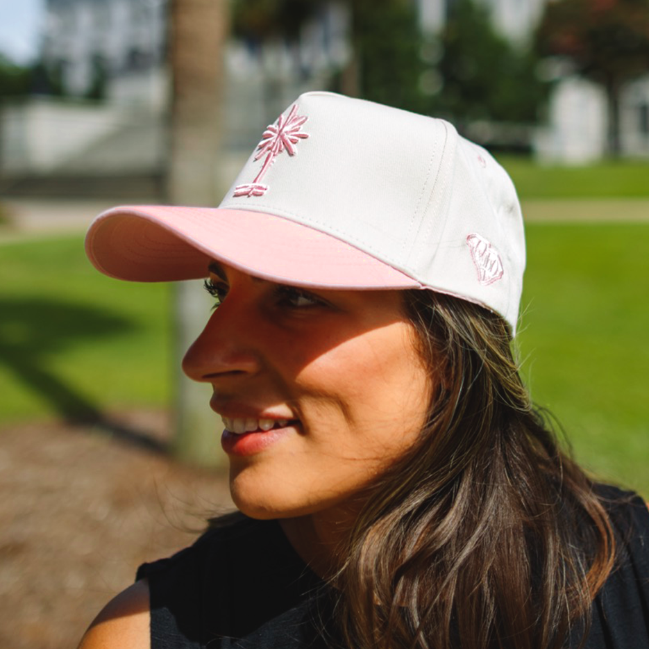 Heritage South Carolina Cotton Snapback Hat - Pink