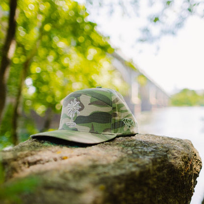 Faded Camo SC Palmetto Tree Snapback Hat
