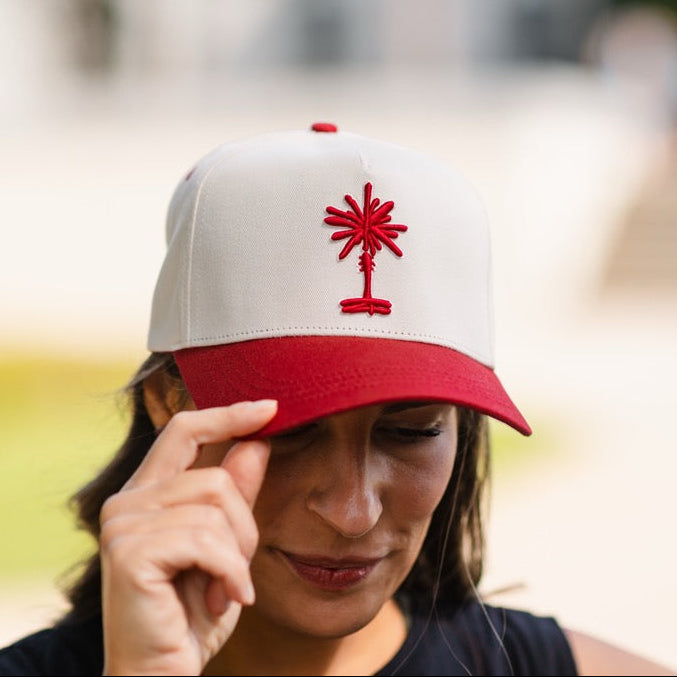 Heritage South Carolina Cotton Snapback Hat - Garnet