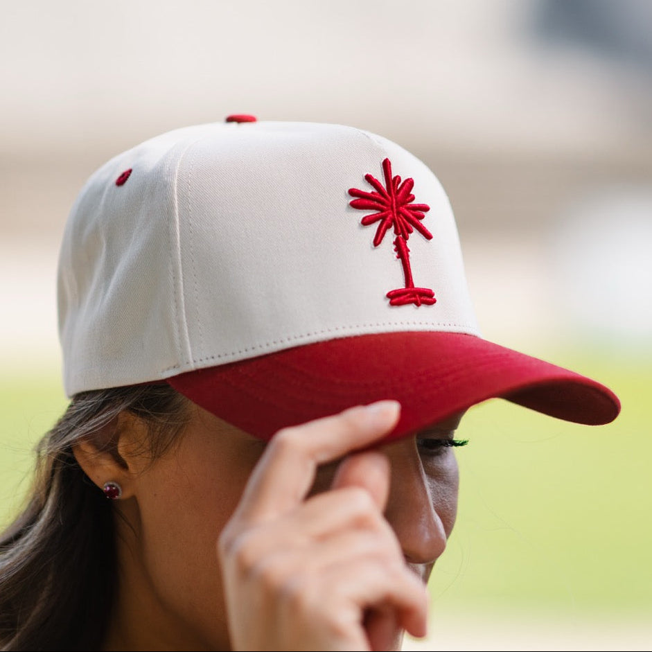 Heritage South Carolina Cotton Snapback Hat - Garnet