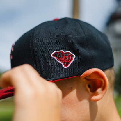 Kids Black + Garnet South Carolina Palmetto Snapback