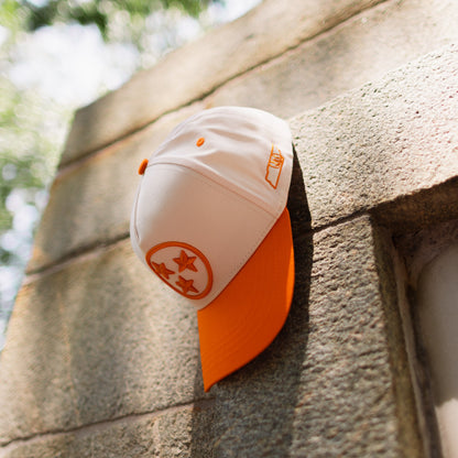 Curved Tennessee Tri-Star Embroidered Snapback