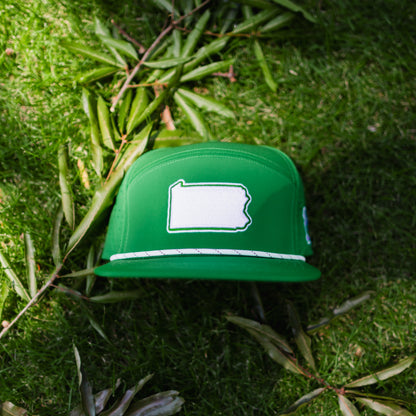 Quick-Dry Philadelphia Franklin Snapback Hat - Kelly Green