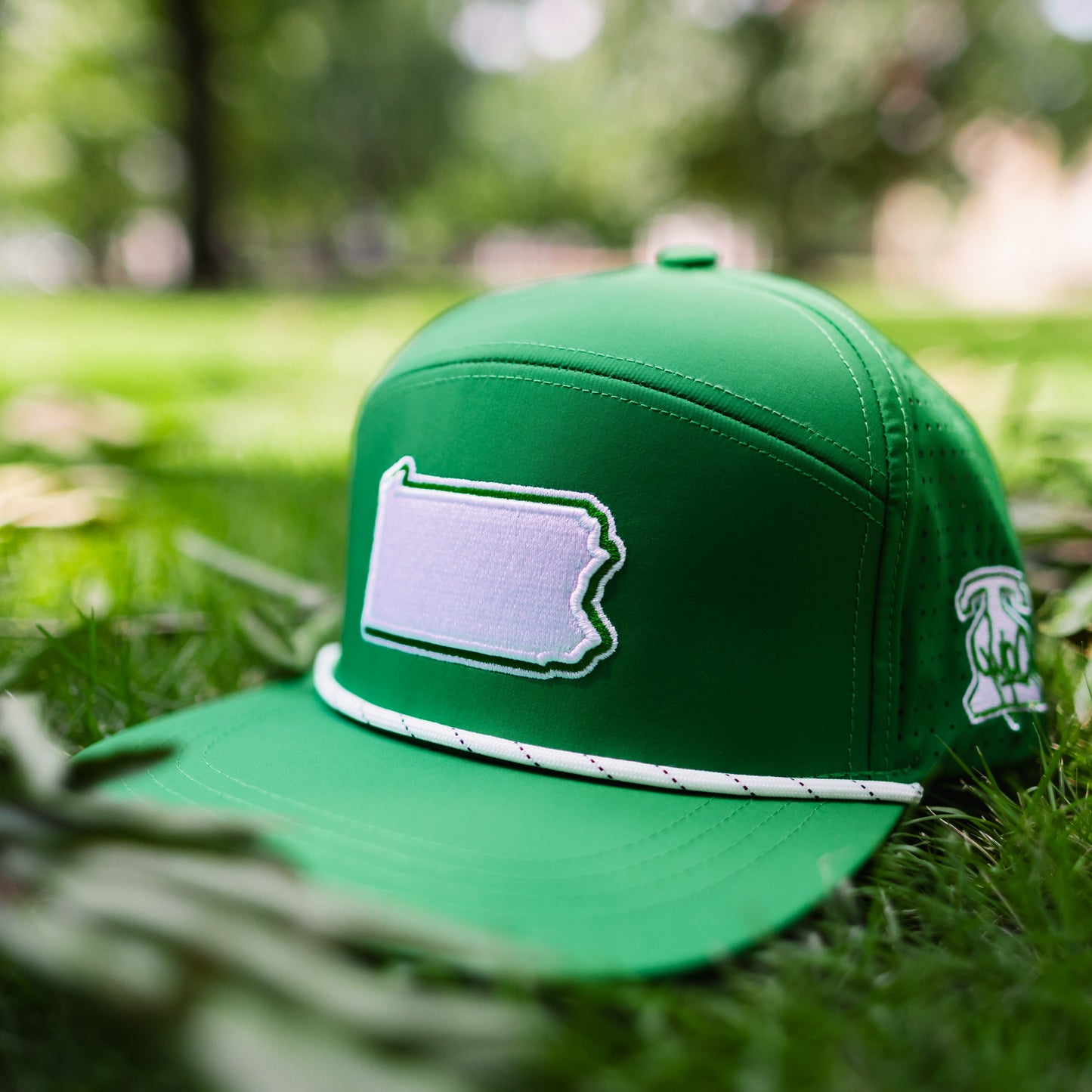 Quick-Dry Philadelphia Franklin Snapback Hat - Kelly Green