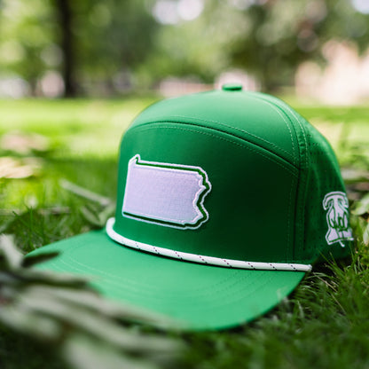Quick-Dry Philadelphia Franklin Snapback Hat - Kelly Green