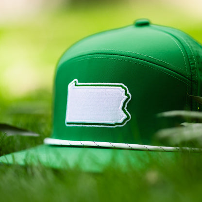 Quick-Dry Philadelphia Franklin Snapback Hat - Kelly Green