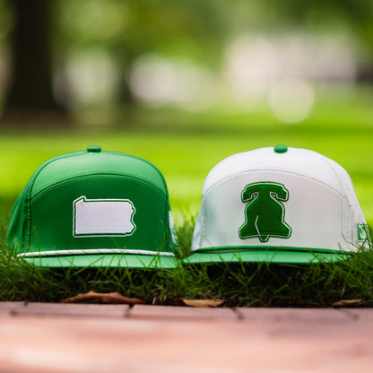 Quick-Dry Philadelphia Franklin Snapback Hat - Kelly Green