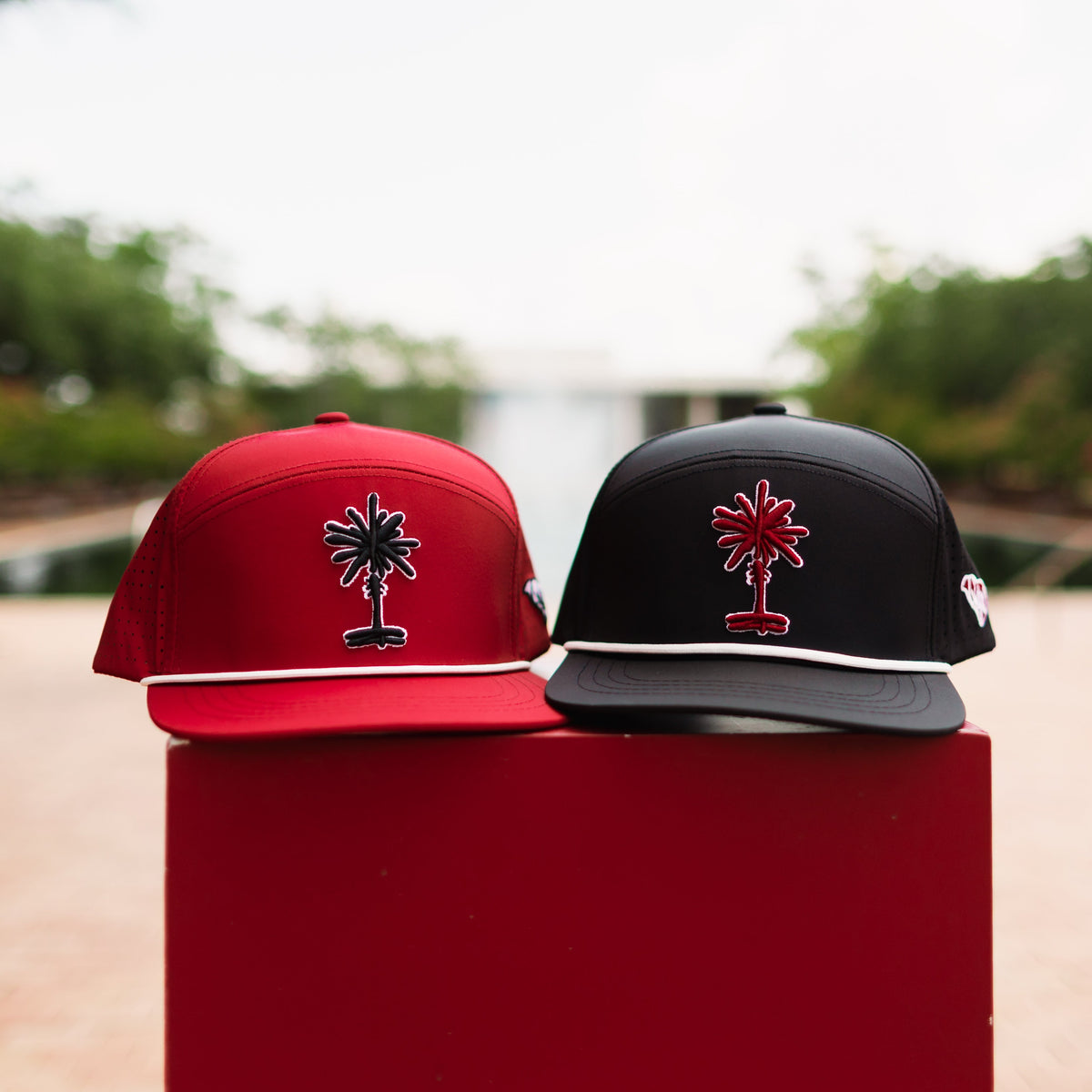 Quick-Dry Original Palmetto Snapback - Garnet