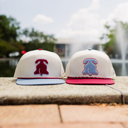 Quick-Dry Philadelphia Founders Snapback Hat - Vintage Red