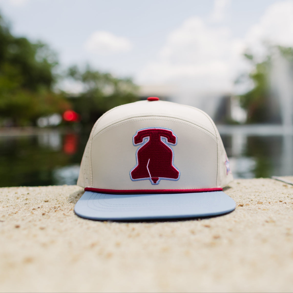 Quick-Dry Philadelphia Founders Snapback Hat - Retro Blue