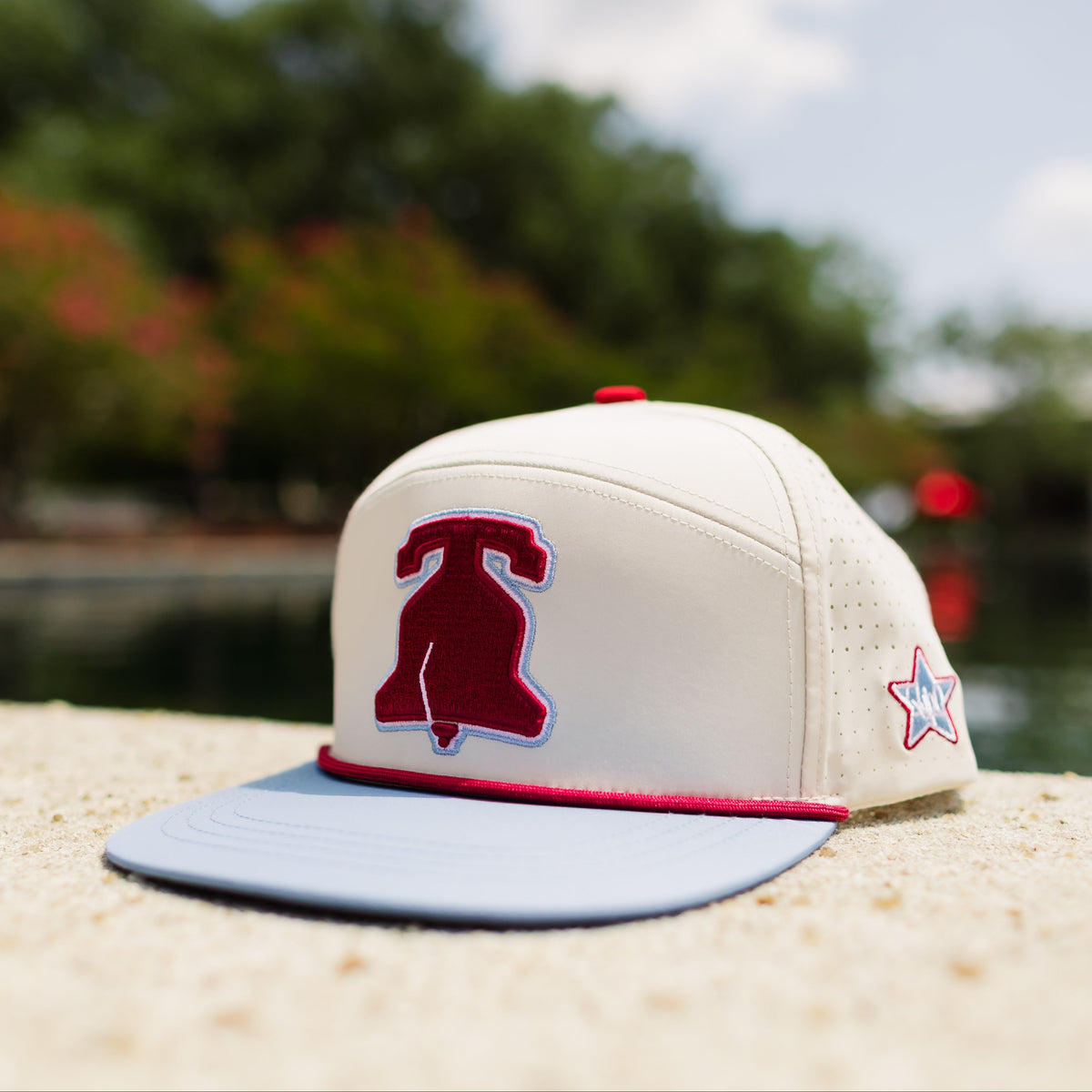 Quick-Dry Philadelphia Founders Snapback Hat - Retro Blue