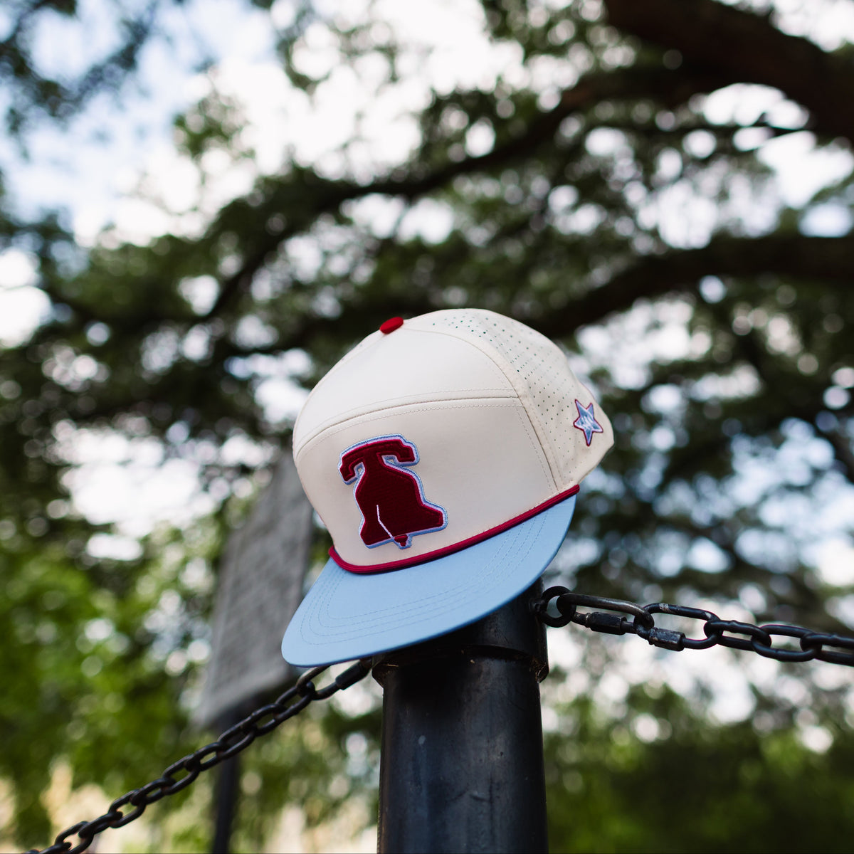 Quick-Dry Philadelphia Founders Snapback Hat - Retro Blue