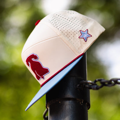 Quick-Dry Philadelphia Founders Snapback Hat - Retro Blue