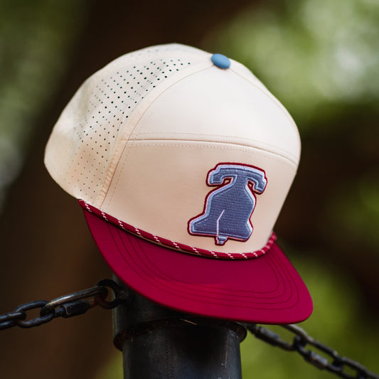 Quick-Dry Philadelphia Founders Snapback Hat - Vintage Red