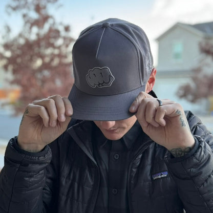 Boxing/MMA Grey Cotton Snapback