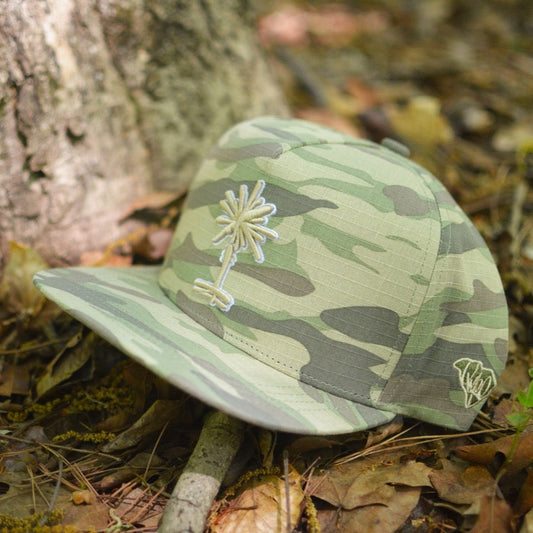 Faded Camo SC Palmetto Tree Snapback Hat