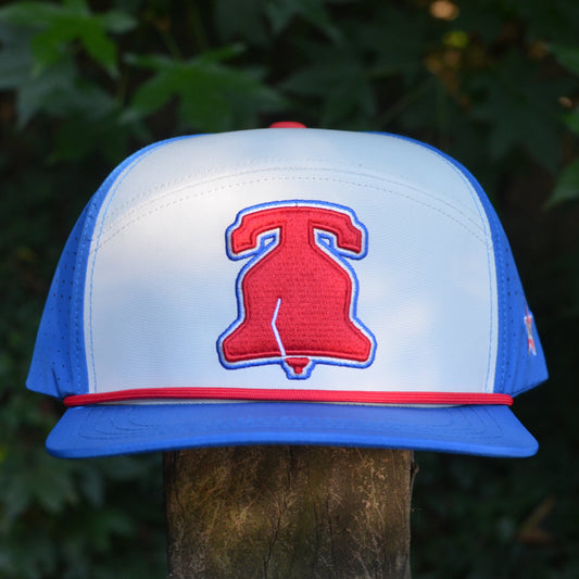 Blue & Red Philadelphia Liberty Bell Snapback Hat